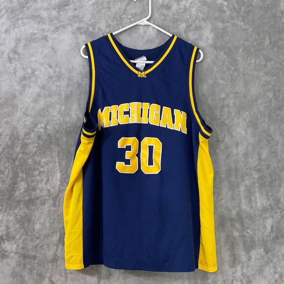 VINTAGE Foot Locker Michigan Wolverines #30 Basketball Jersey Men’s size XL - Picture 1 of 8